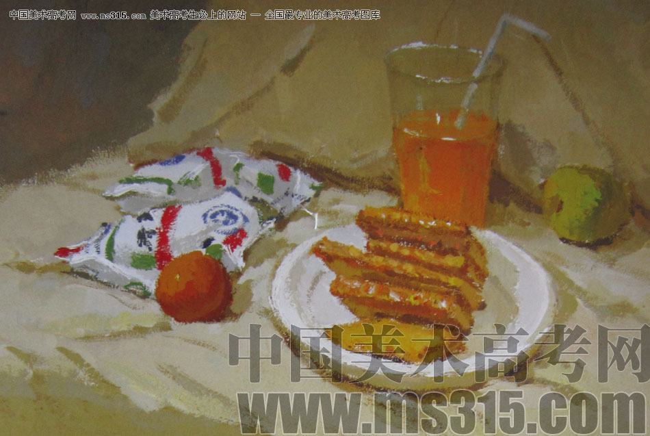 2009年清华大学美术学院色彩高分试卷3（设计）
