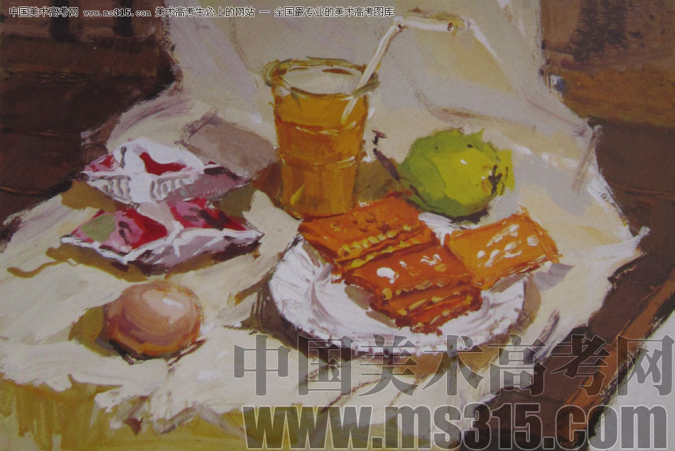 2009年清华大学美术学院色彩高分试卷4（设计）