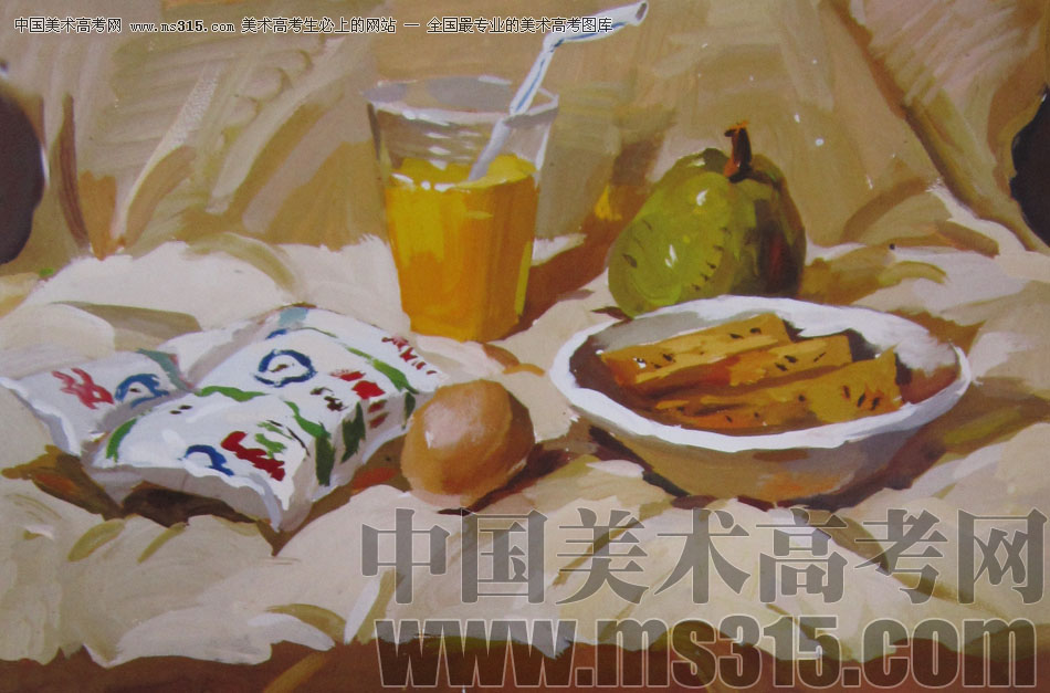2009年清华大学美术学院色彩高分试卷8（设计）