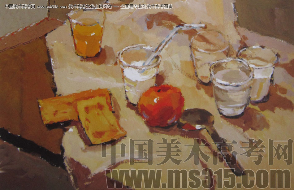 2009年清华大学美术学院色彩高分试卷9（设计）