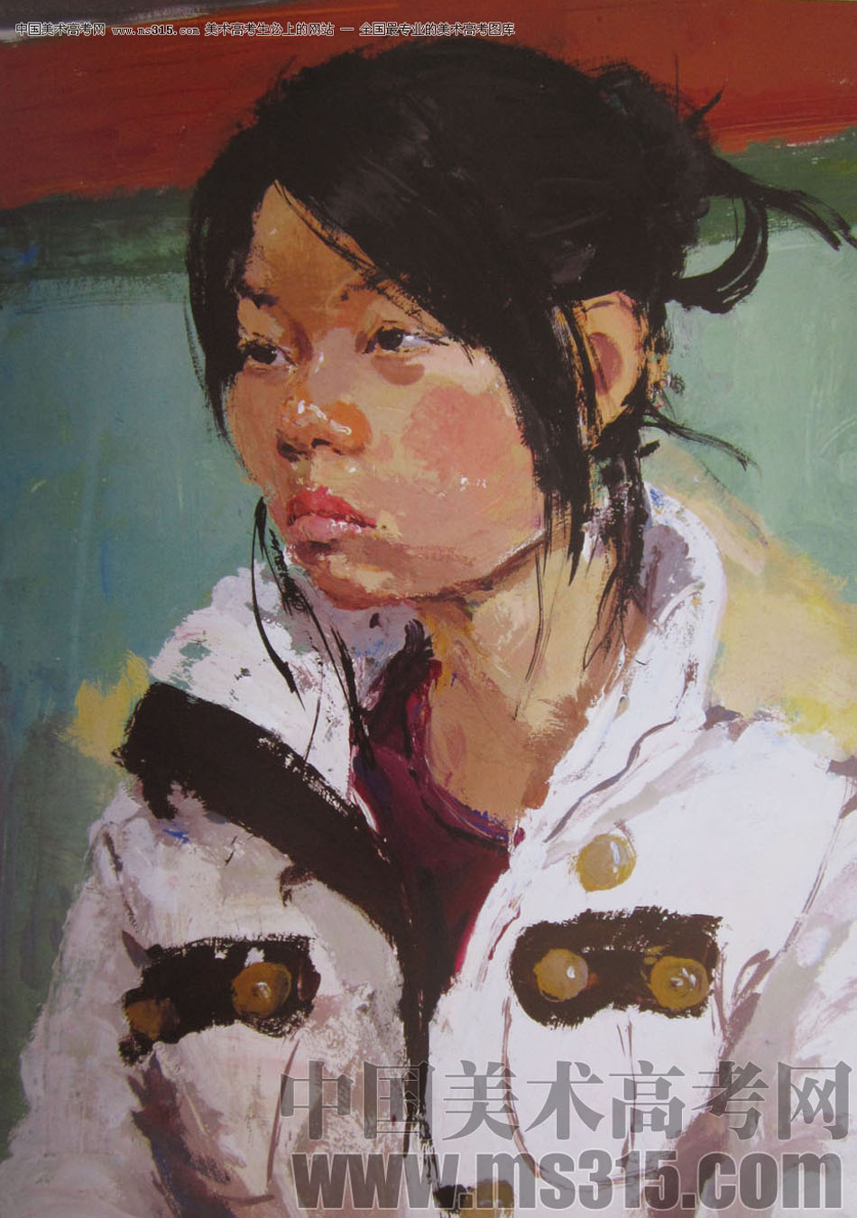 2009年清华大学美术学院色彩高分试卷22（造型）