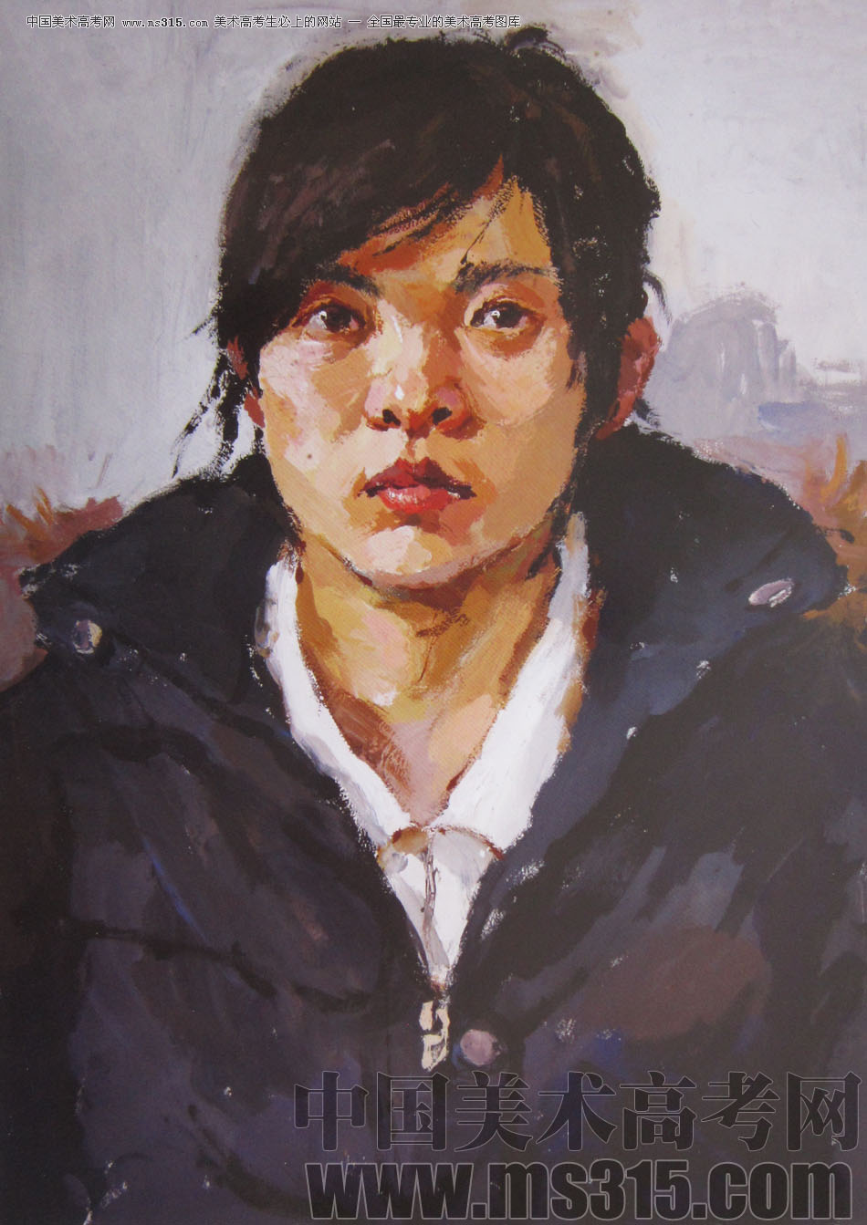 2009年清华大学美术学院色彩高分试卷25（造型）