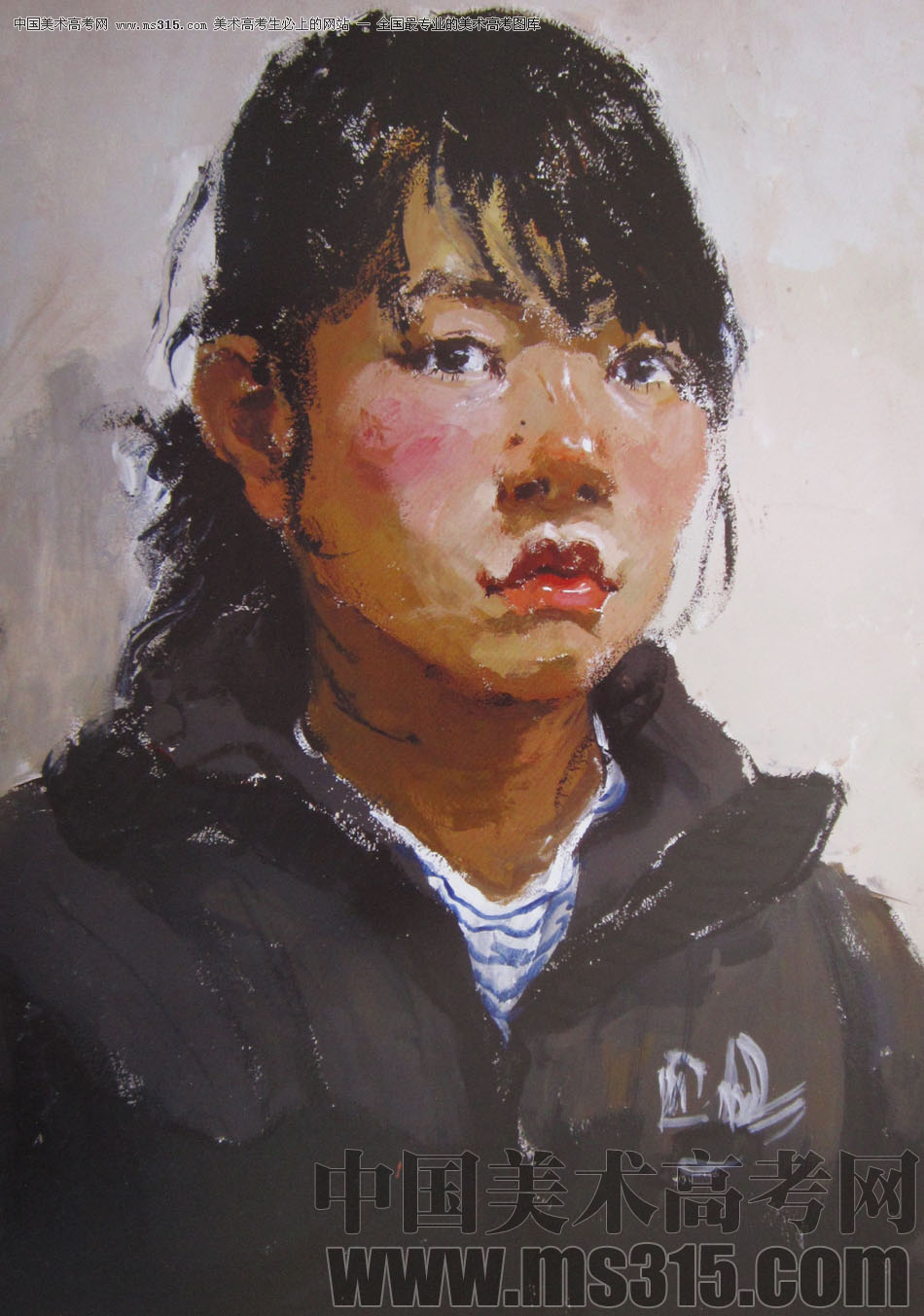2009年清华大学美术学院色彩高分试卷26（造型）