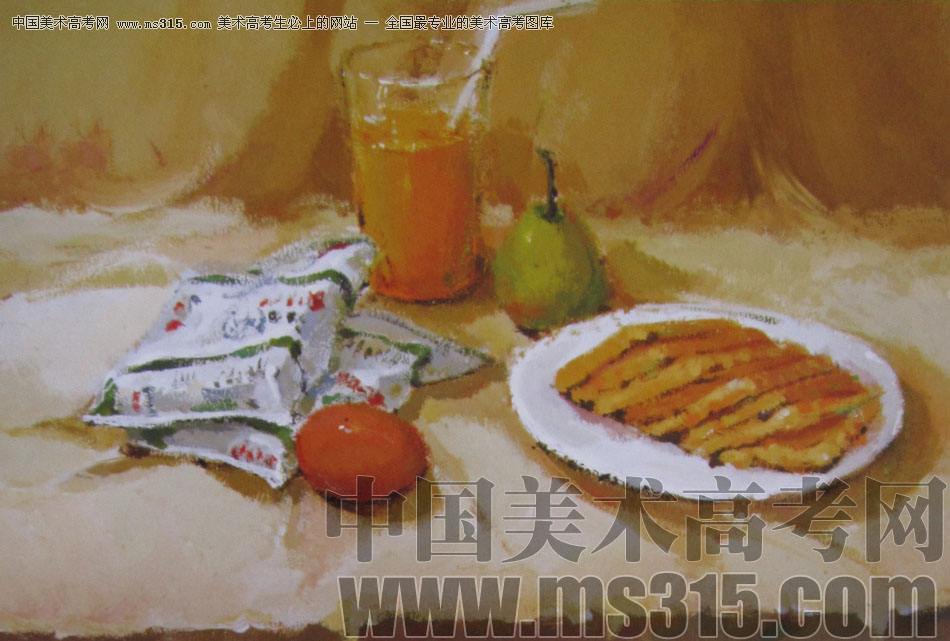 2009年清华大学美术学院色彩高分试卷10（设计）