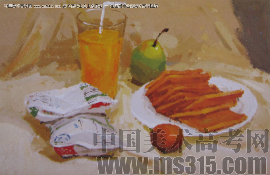 2009年清华大学美术学院色彩高分试卷11（设计）
