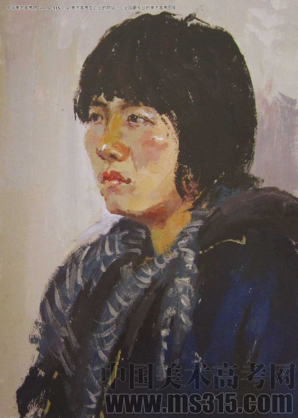 2009年清华大学美术学院色彩高分试卷17（造型）