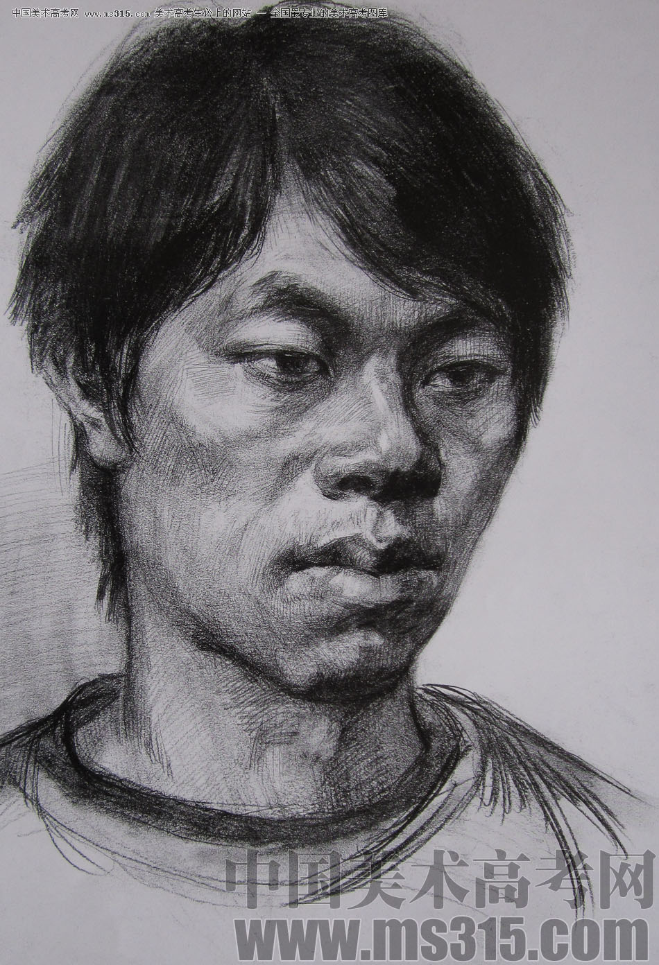 2009年中央民族大学素描优秀试卷1