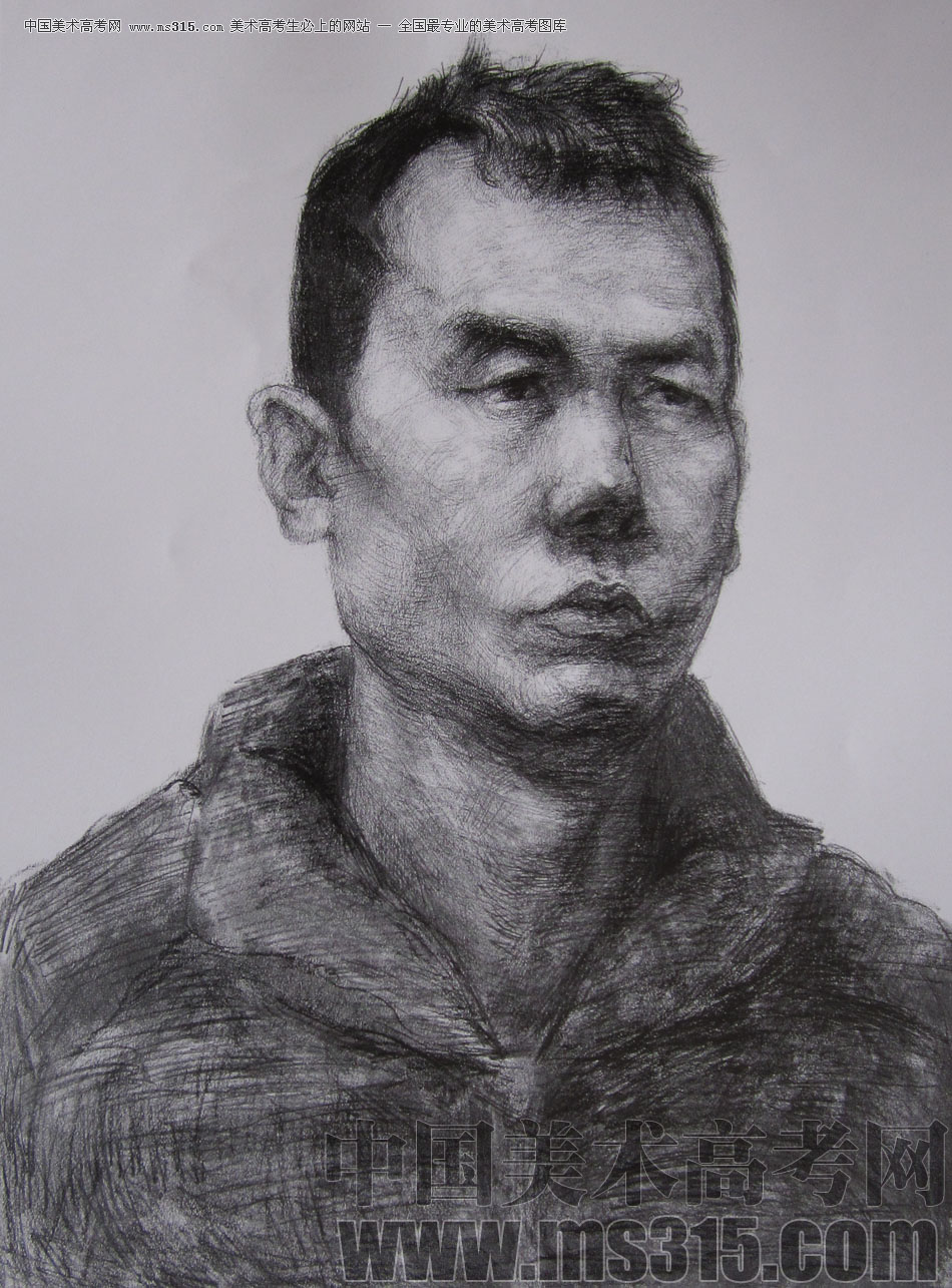 2009年中央民族大学素描优秀试卷4