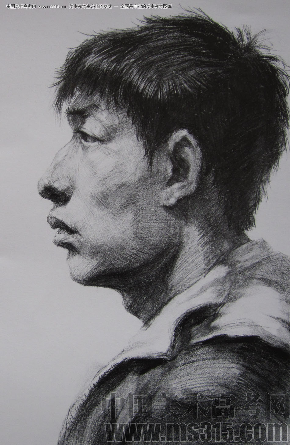 2009年中央民族大学素描优秀试卷5