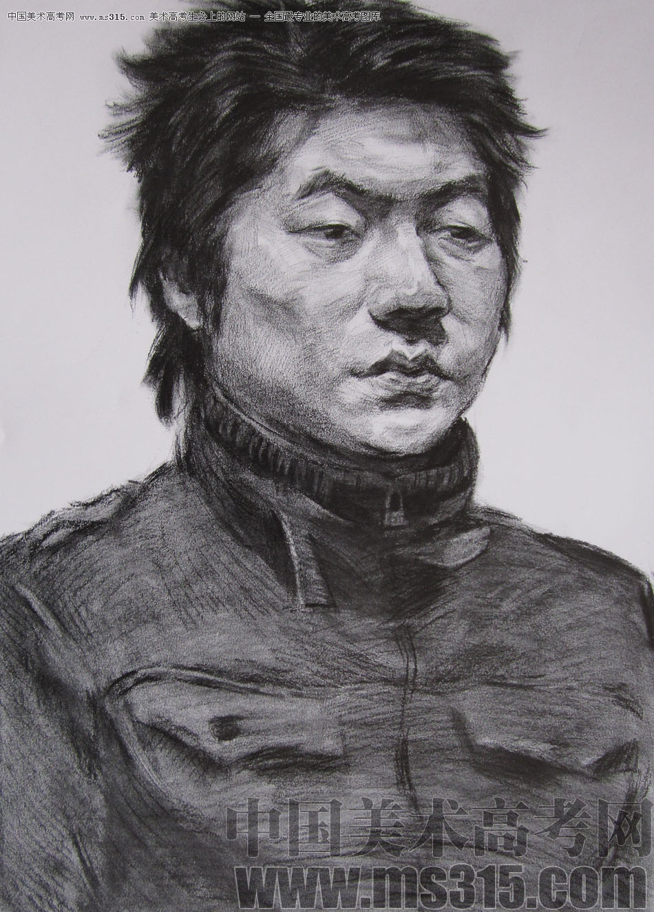 2009年中央民族大学素描优秀试卷10