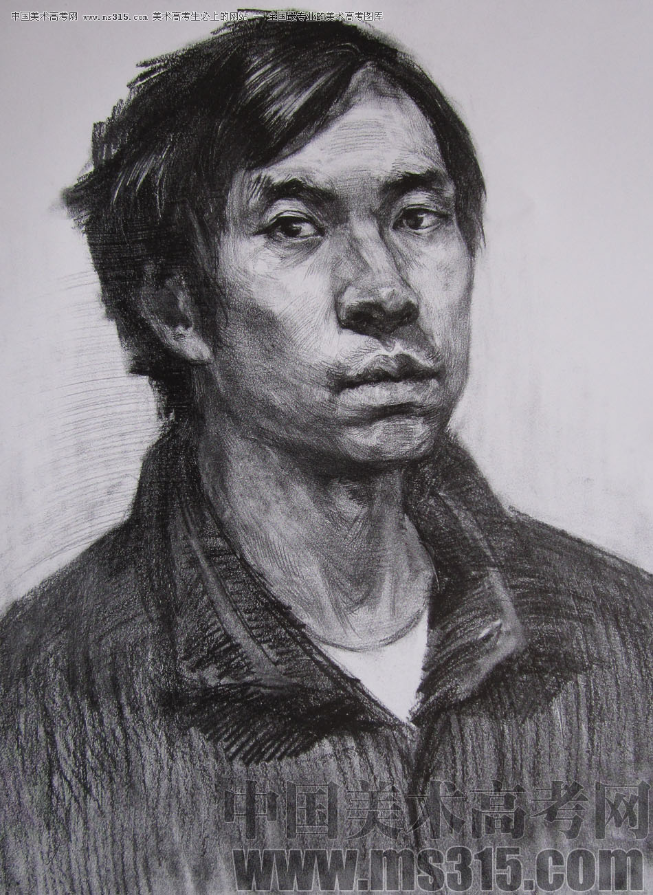 2009年中央民族大学素描优秀试卷11