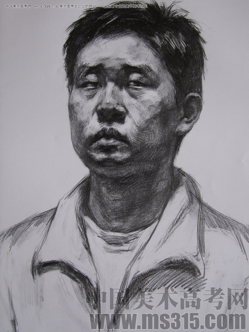 2009年中央民族大学素描优秀试卷12