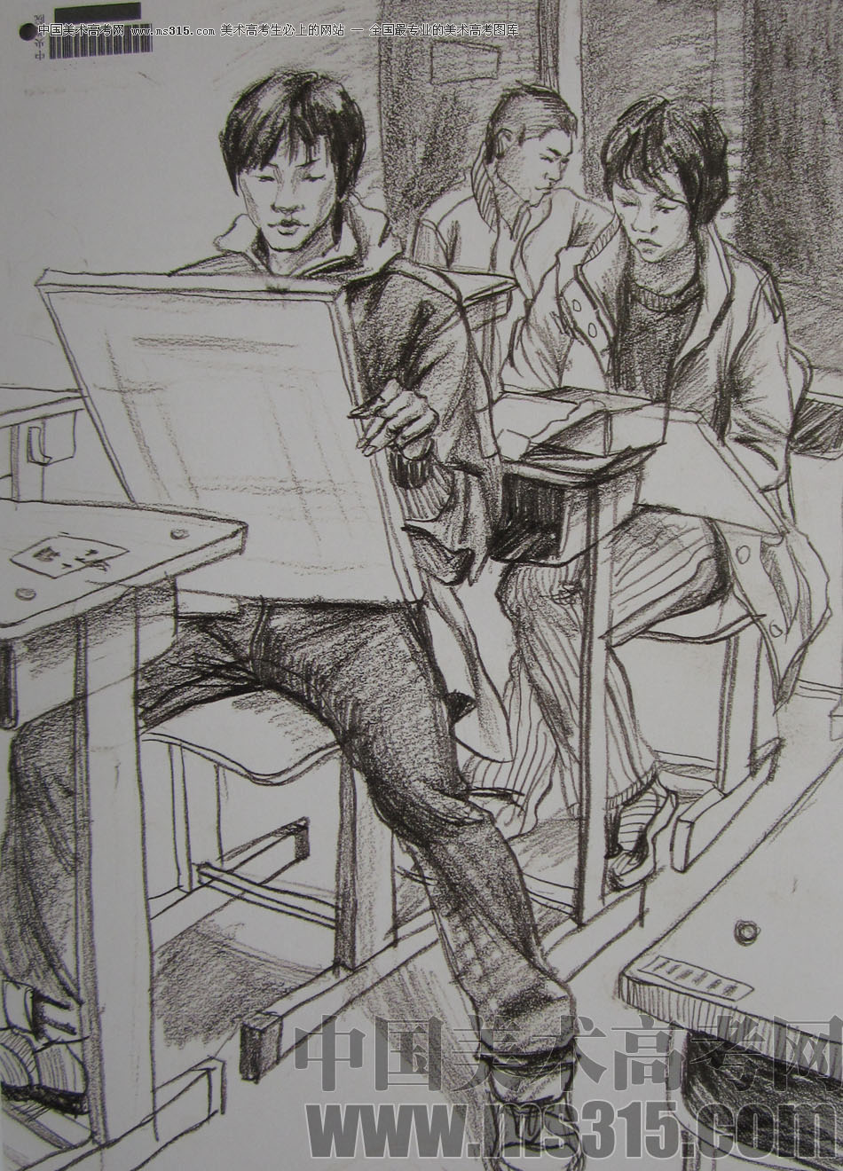 2009年中央美术学院艺术设计专业优秀试卷26（速写）