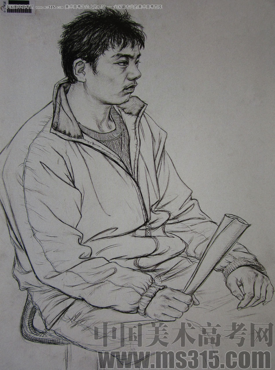 2009年中央美术学院中国画专业优秀试卷3（素描）
