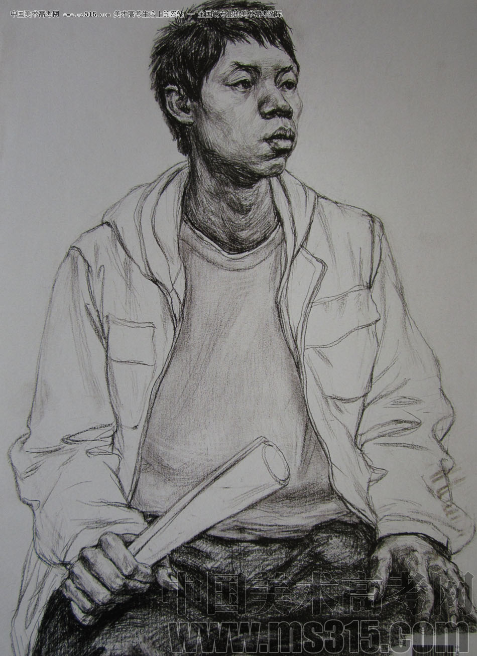 2009年中央美术学院中国画专业优秀试卷5（素描）