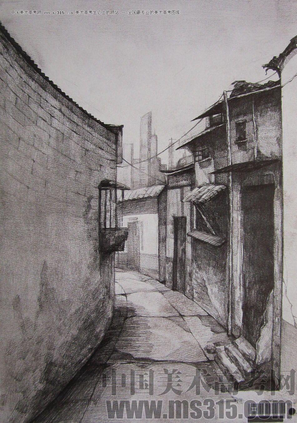 2009年中央美术学院建筑学专业优秀试卷2（素描）