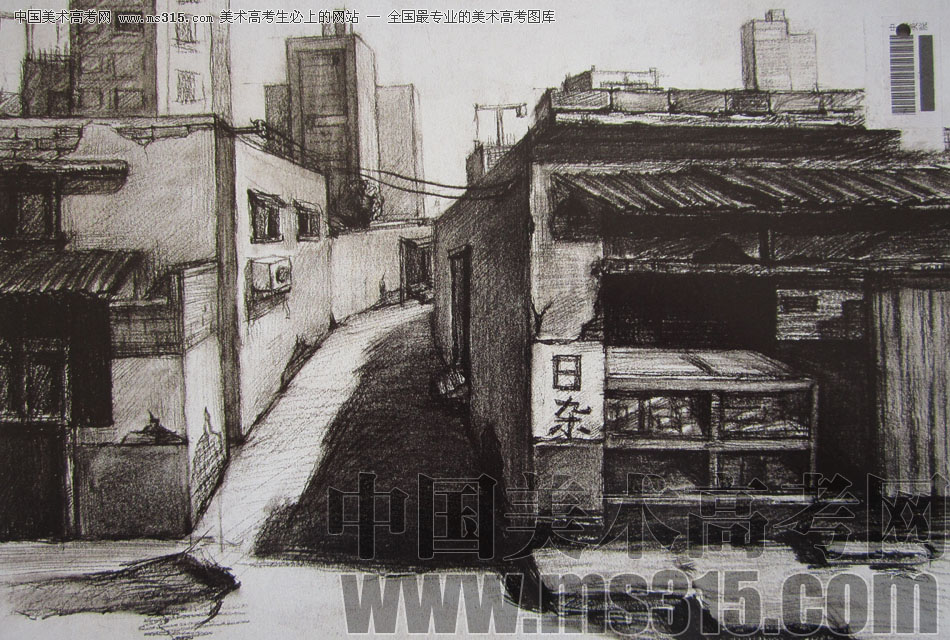2009年中央美术学院建筑学专业优秀试卷3（素描）