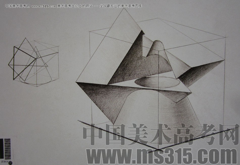 2009年中央美术学院建筑学专业优秀试卷19（立体设计）