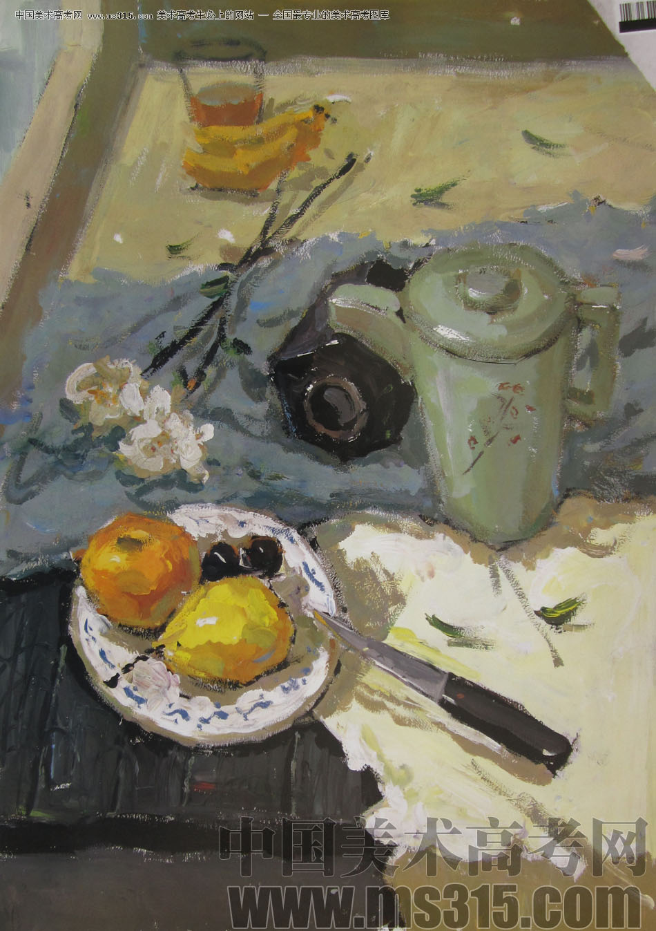 2009年中国美术学院绘画类色彩优秀试卷31