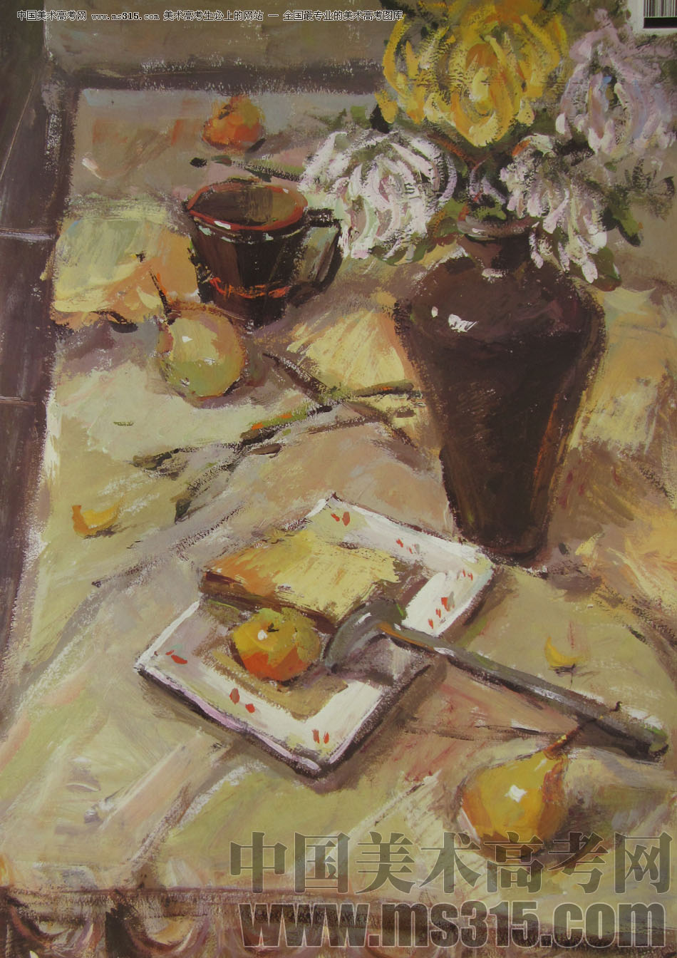 2009年中国美术学院绘画类色彩优秀试卷44
