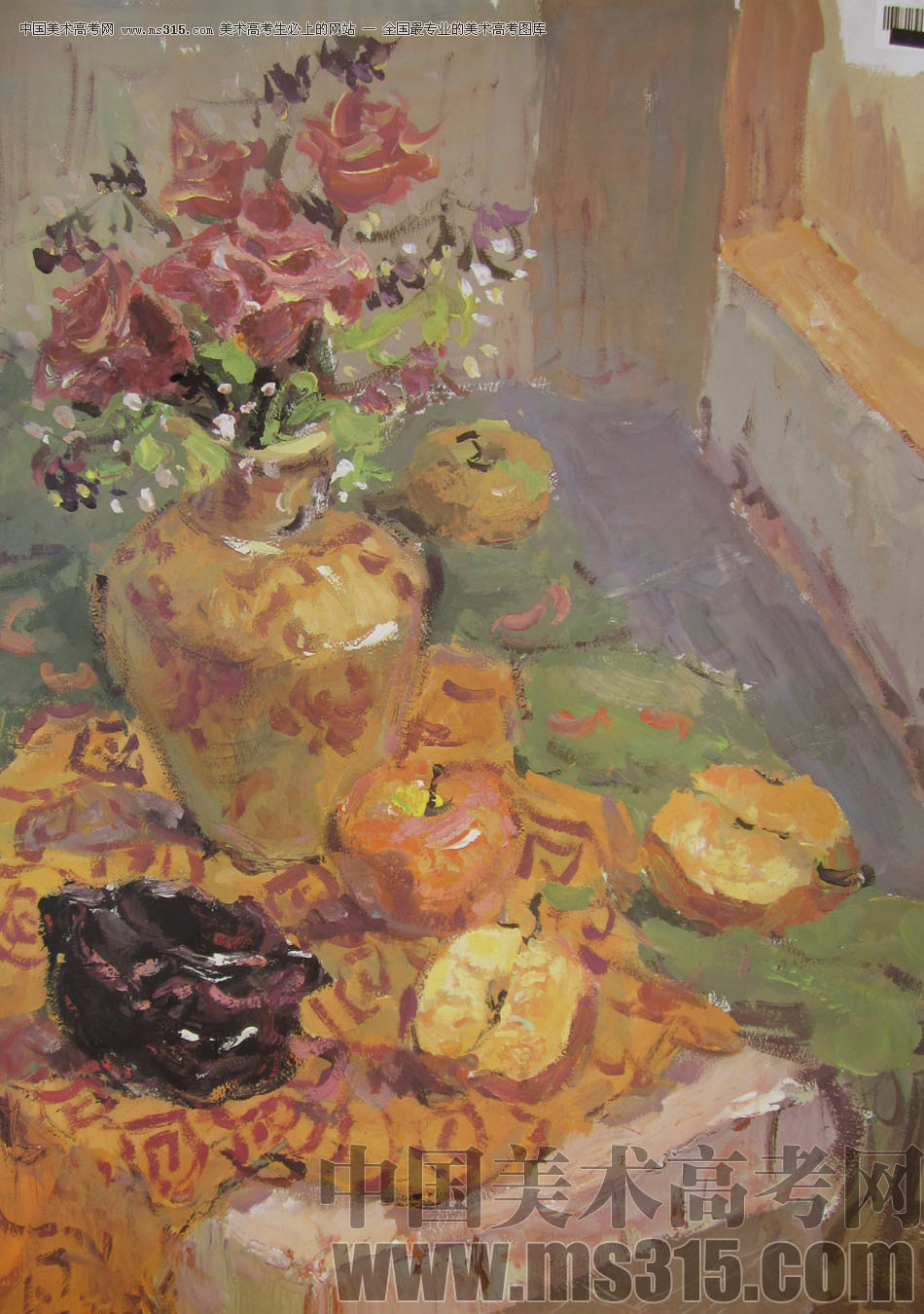 2009年中国美术学院绘画类色彩优秀试卷65