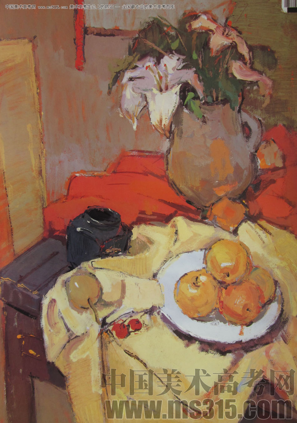 2009年中国美术学院绘画类色彩优秀试卷46