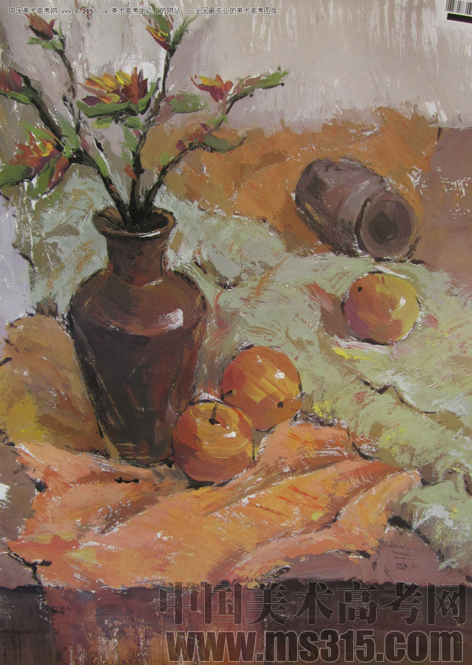 2009年中国美术学院绘画类色彩优秀试卷57