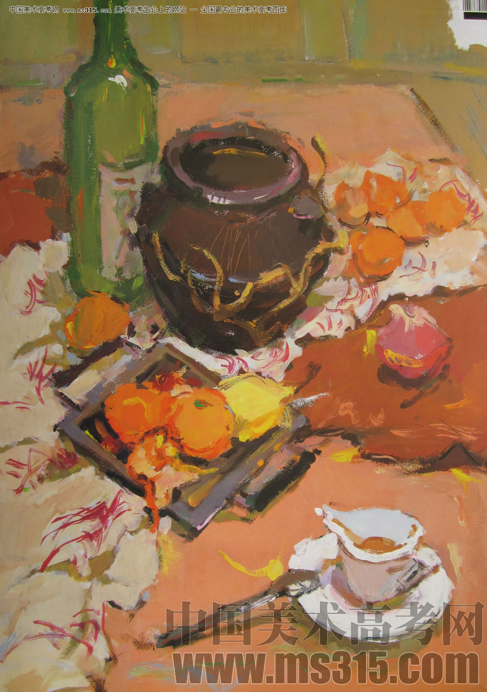 2009年中国美术学院绘画类色彩优秀试卷7