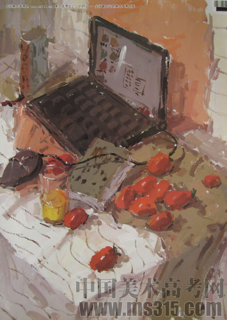 2009年中国美术学院绘画类色彩优秀试卷15