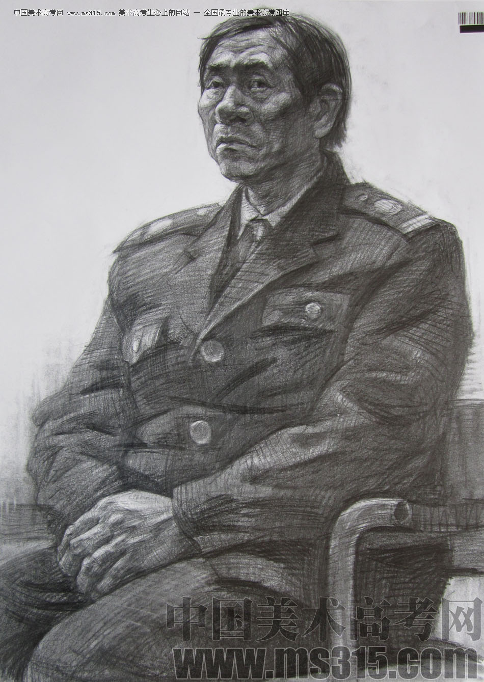 2009年中国美术学院绘画类素描优秀试卷3