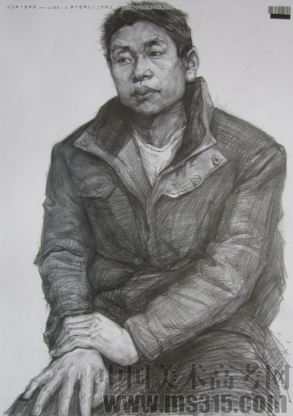 2009年中国美术学院绘画类素描优秀试卷4