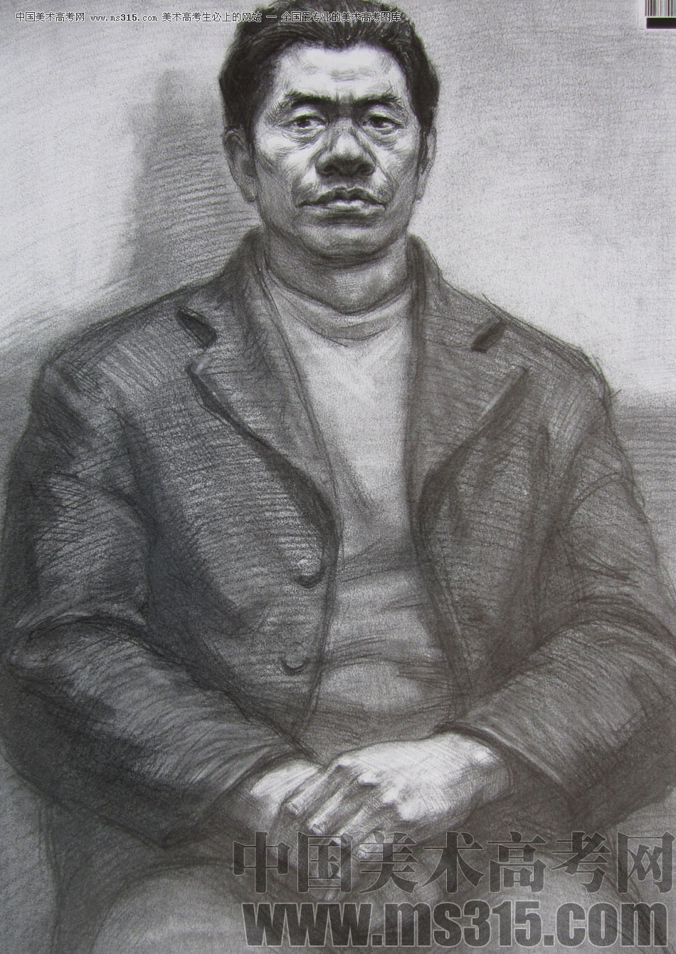 2009年中国美术学院绘画类素描优秀试卷6