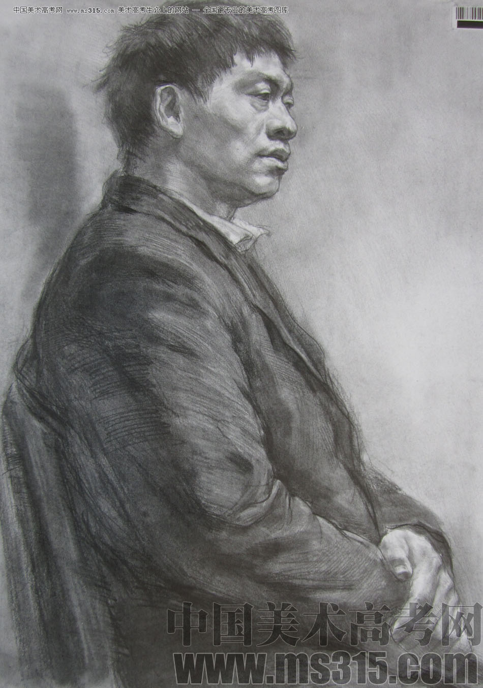 2009年中国美术学院绘画类素描优秀试卷7