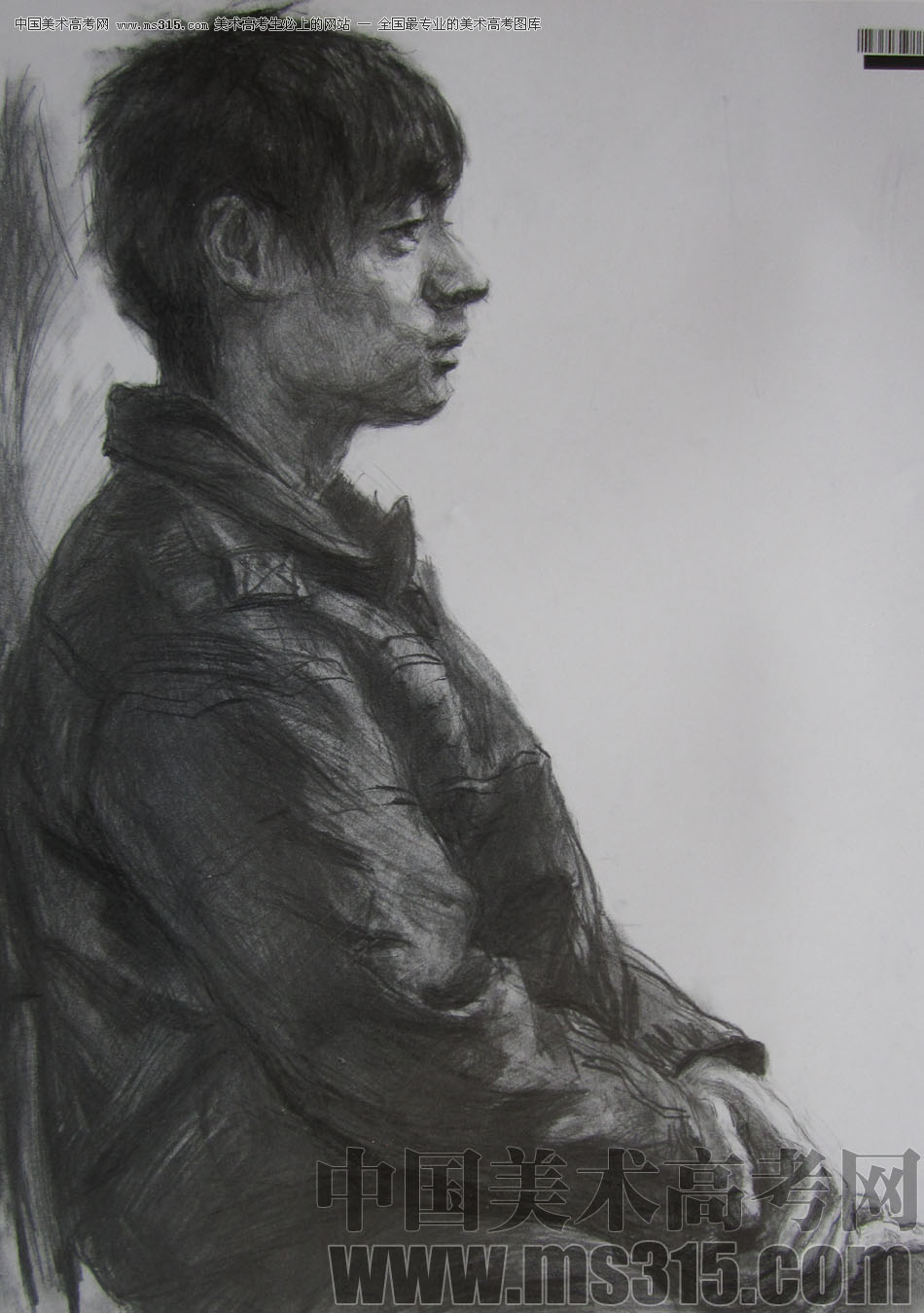 2009年中国美术学院绘画类素描优秀试卷9