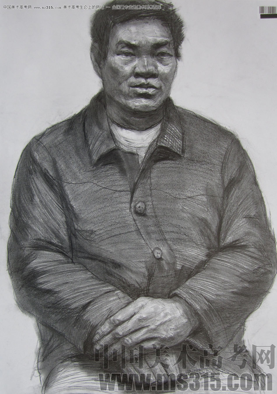2009年中国美术学院绘画类素描优秀试卷10