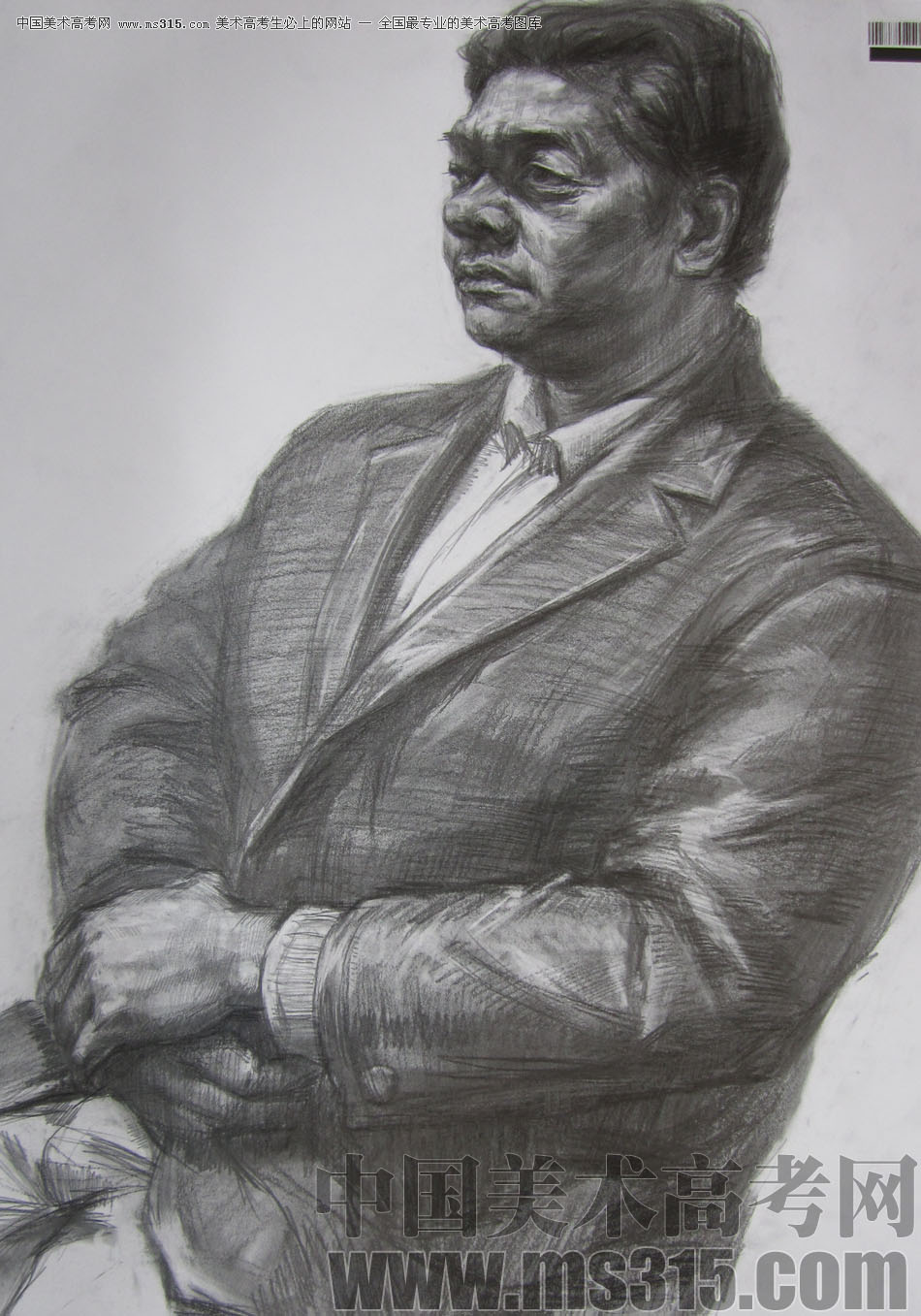2009年中国美术学院绘画类素描优秀试卷11