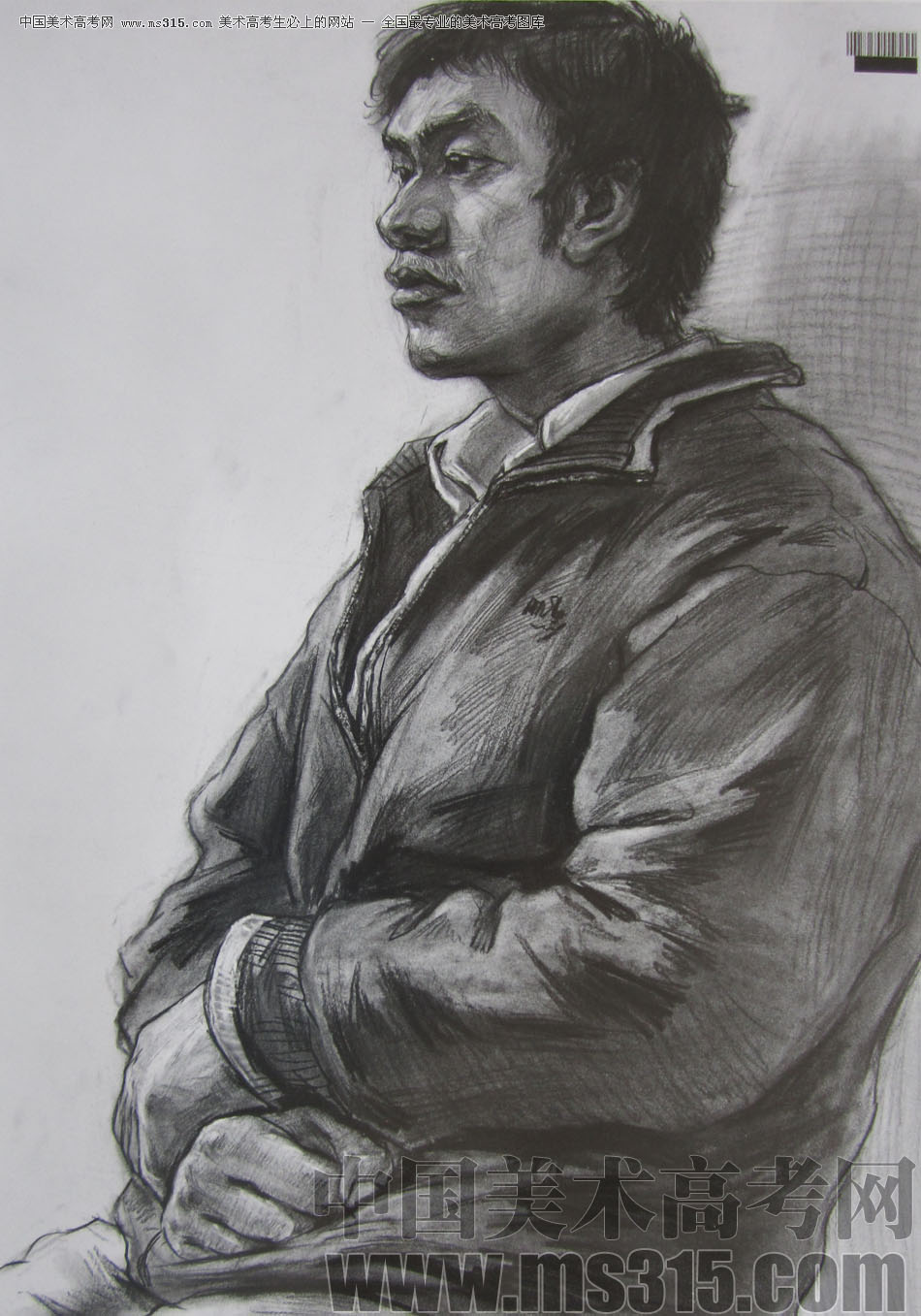 2009年中国美术学院绘画类素描优秀试卷15