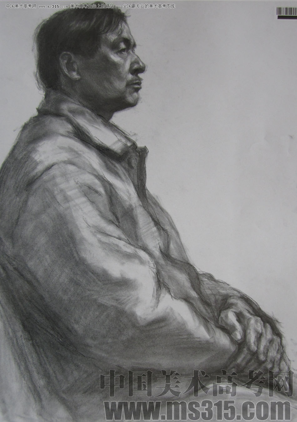 2009年中国美术学院绘画类素描优秀试卷16