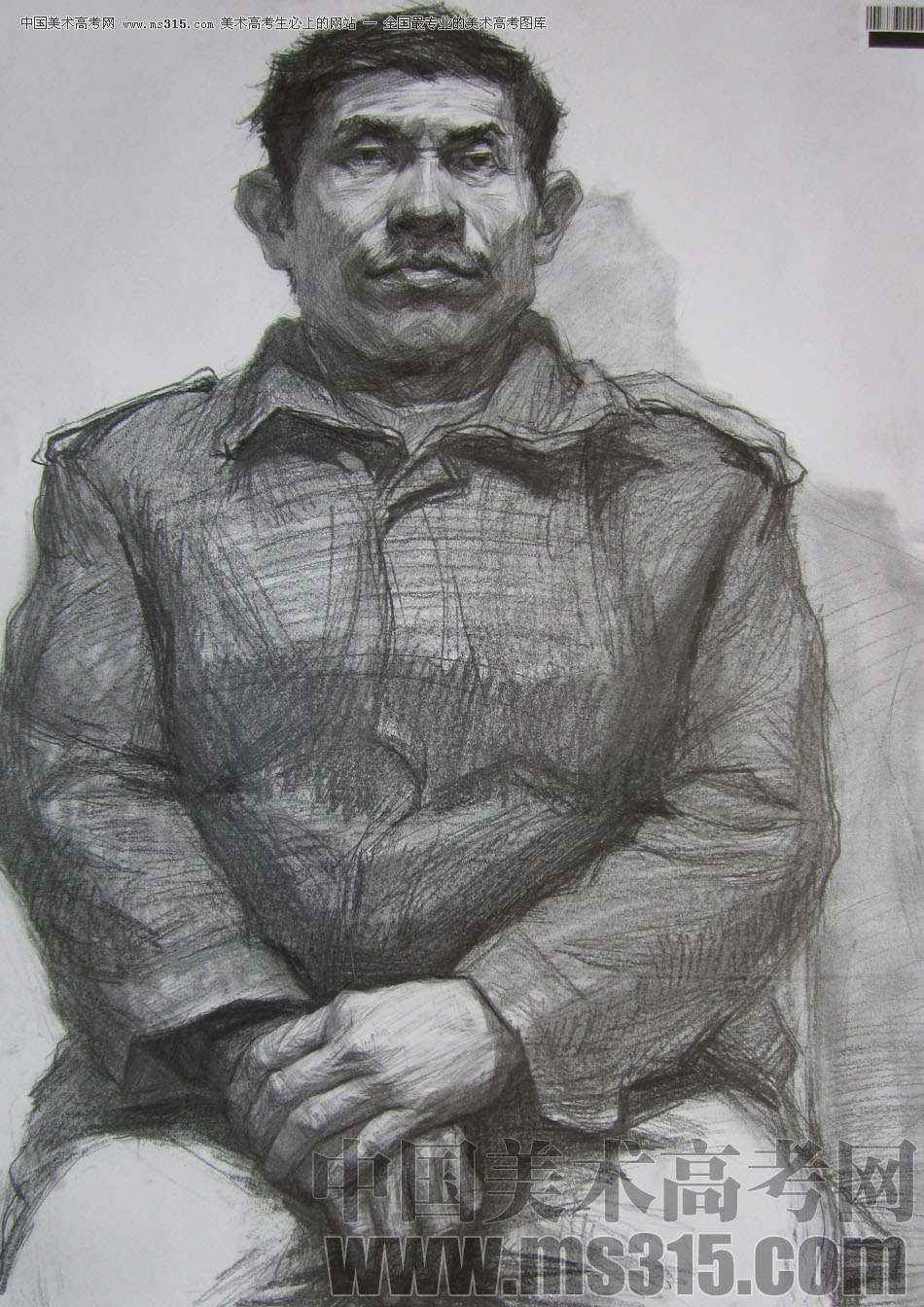2009年中国美术学院绘画类素描优秀试卷17