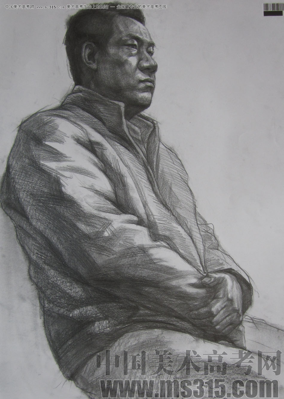 2009年中国美术学院绘画类素描优秀试卷18