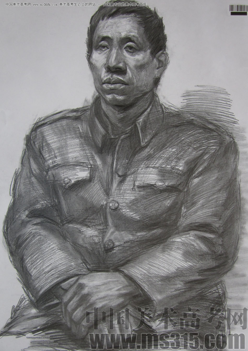 2009年中国美术学院绘画类素描优秀试卷19
