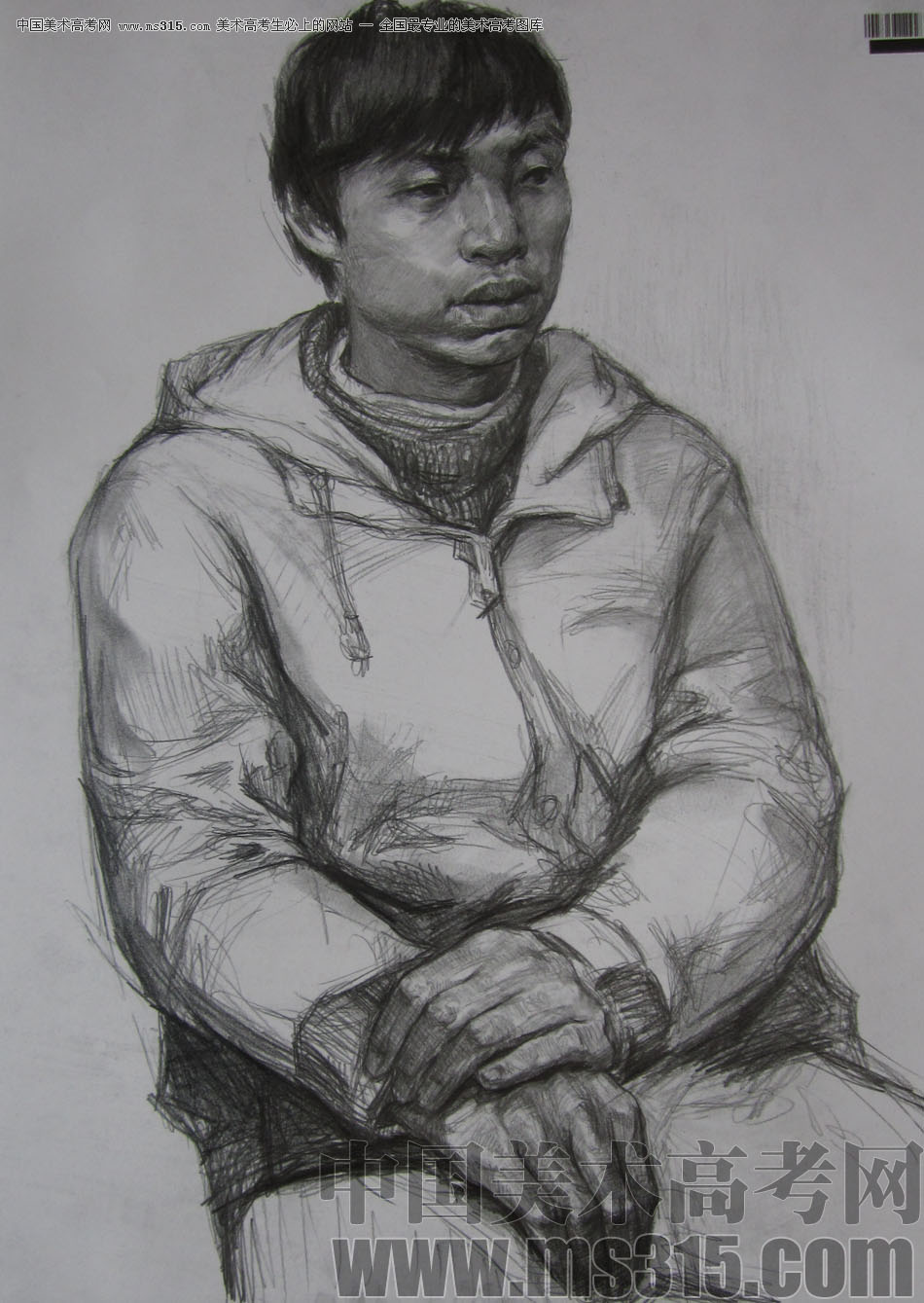 2009年中国美术学院绘画类素描优秀试卷20