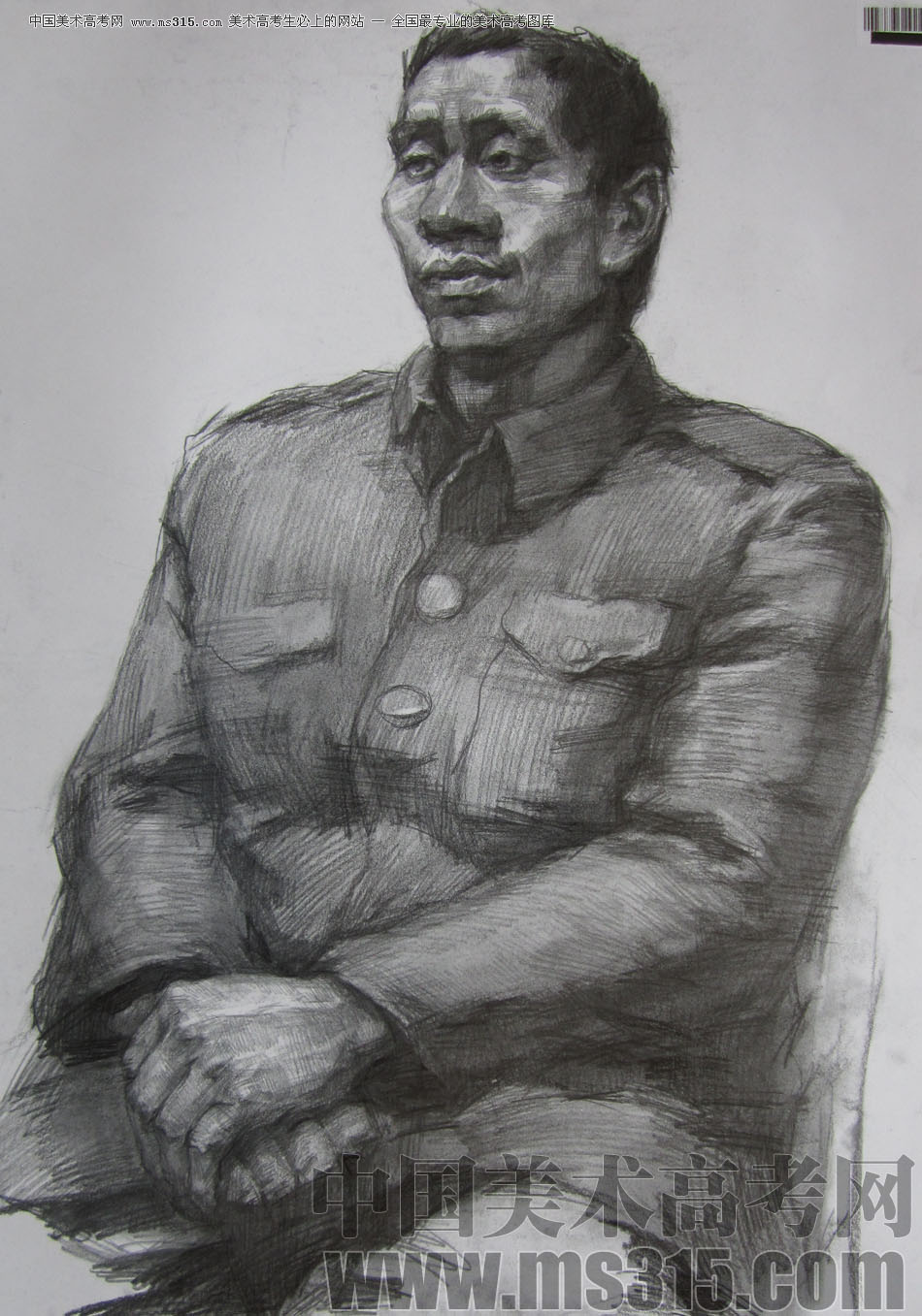2009年中国美术学院绘画类素描优秀试卷21