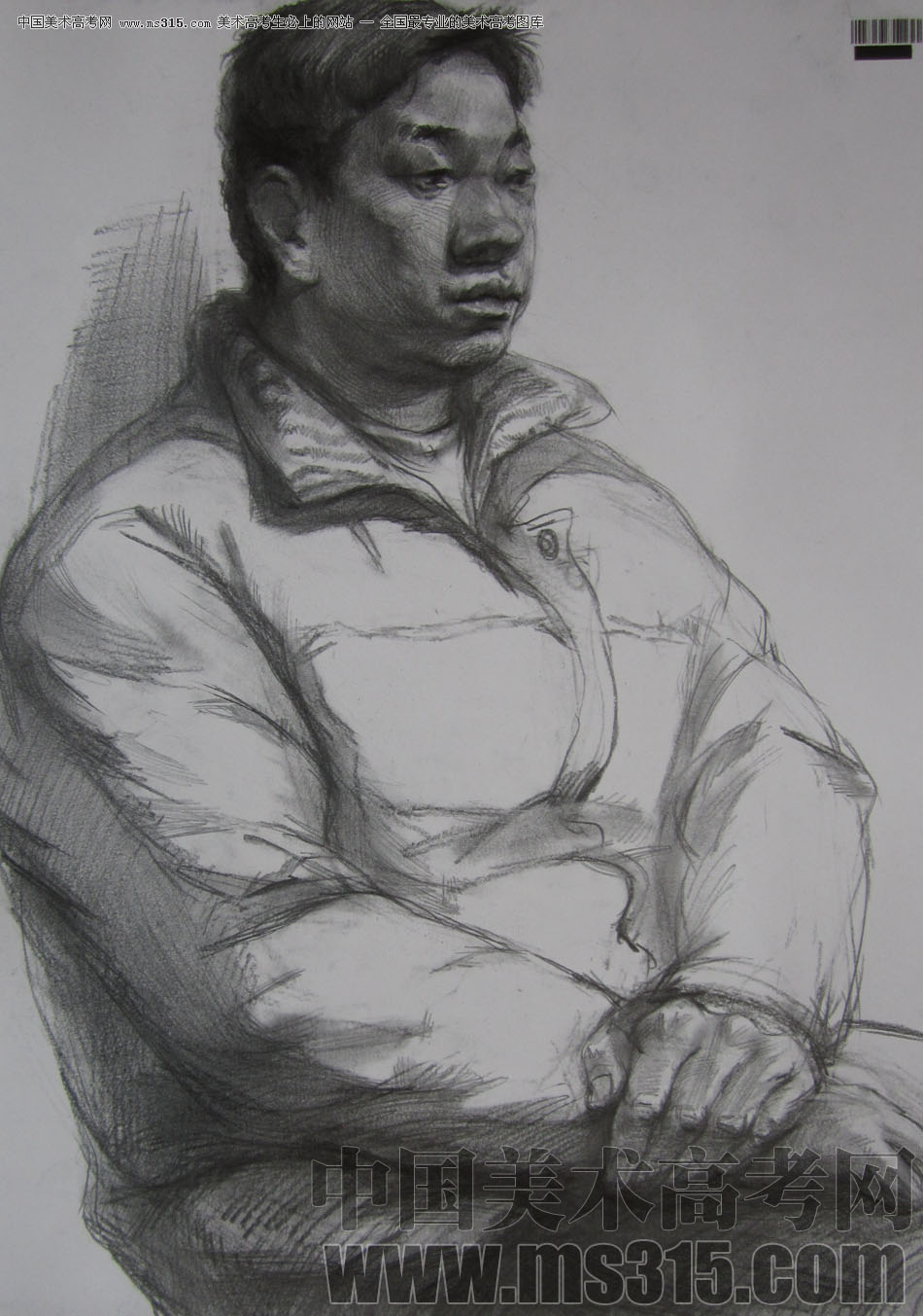2009年中国美术学院绘画类素描优秀试卷22