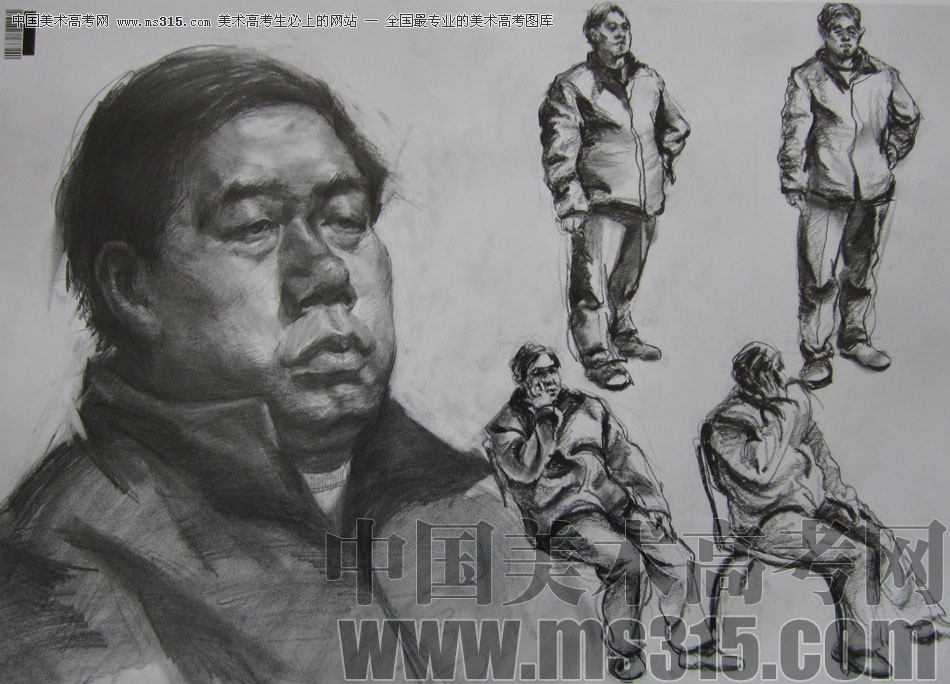 2009年中国美术学院绘画类素描优秀试卷29