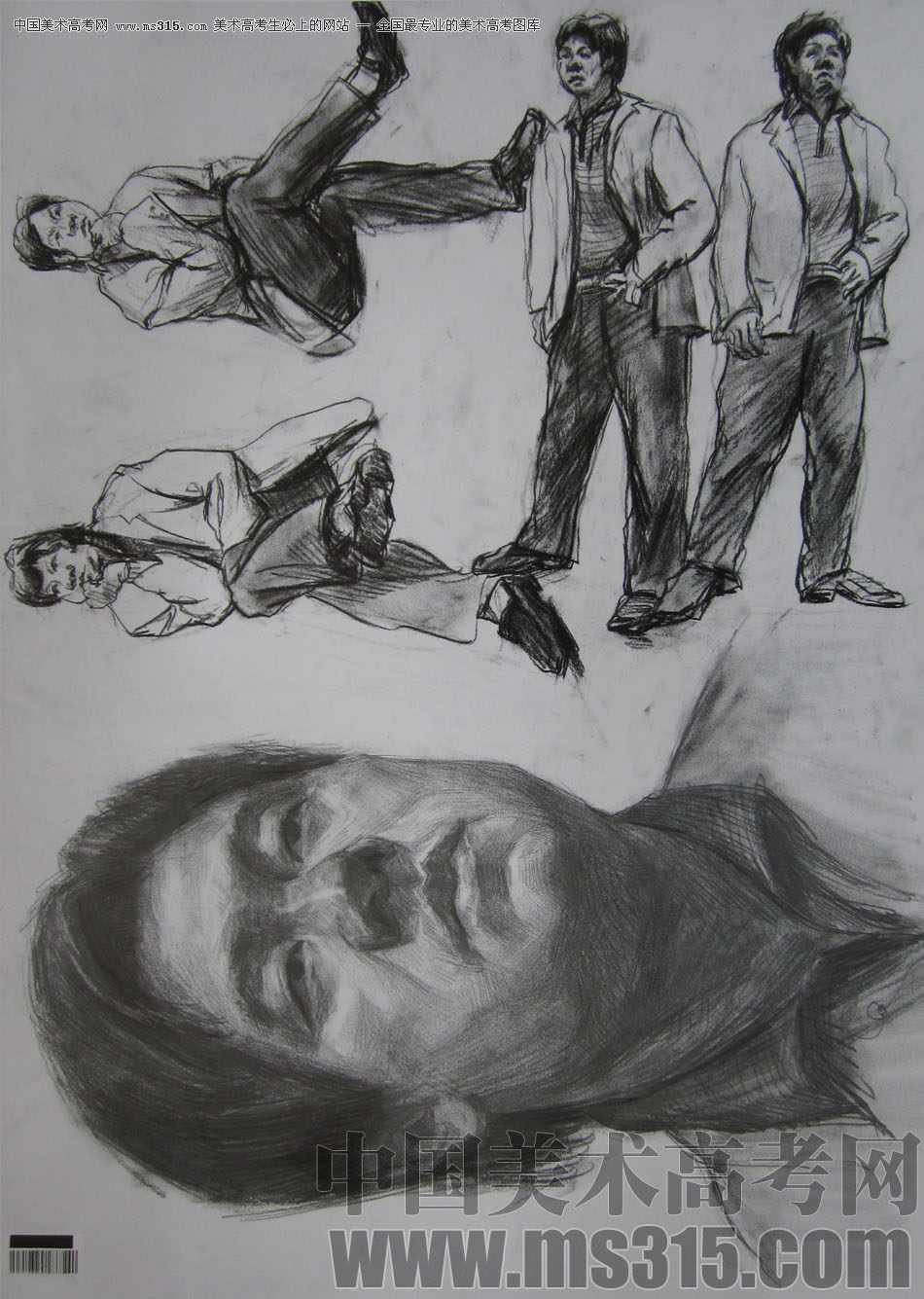 2009年中国美术学院绘画类素描优秀试卷30
