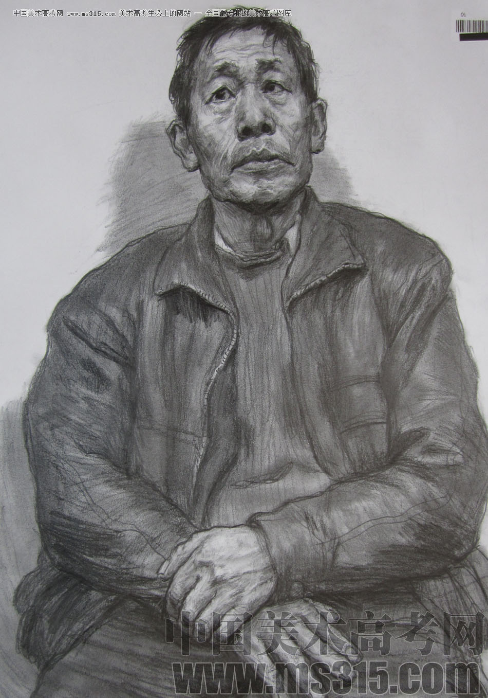 2009年中国美术学院绘画类素描优秀试卷39