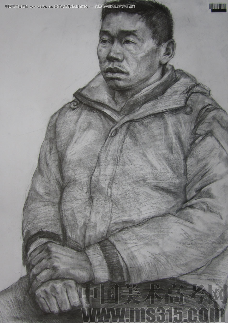 2009年中国美术学院绘画类素描优秀试卷49