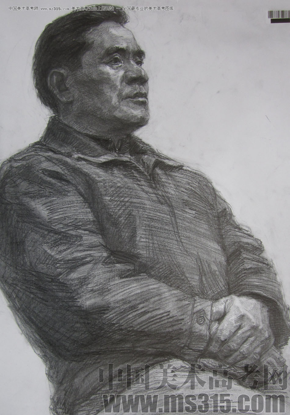 2009年中国美术学院绘画类素描优秀试卷50