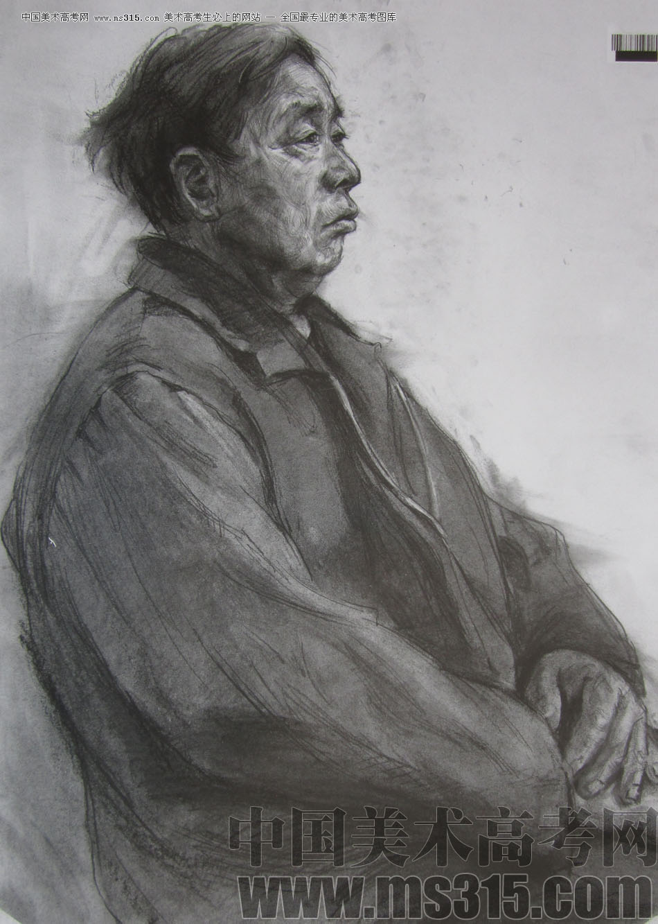 2009年中国美术学院绘画类素描优秀试卷64